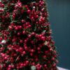 Bessenboom | Kerst | Groen met rood | Glitter